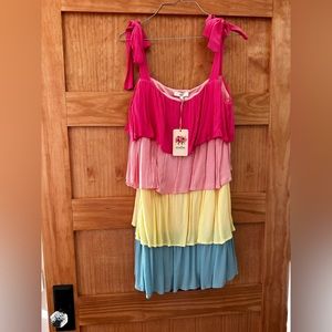 NWT’s color block sundress